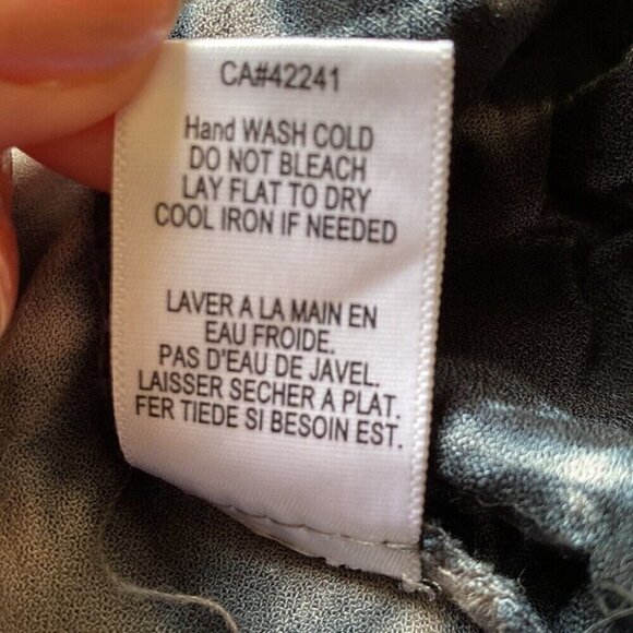 YFB Tie-Dye Faux Wrap Maxi Dress Dark Cottagecore Boho Chic Flowy Fall Small - Picture 11 of 11